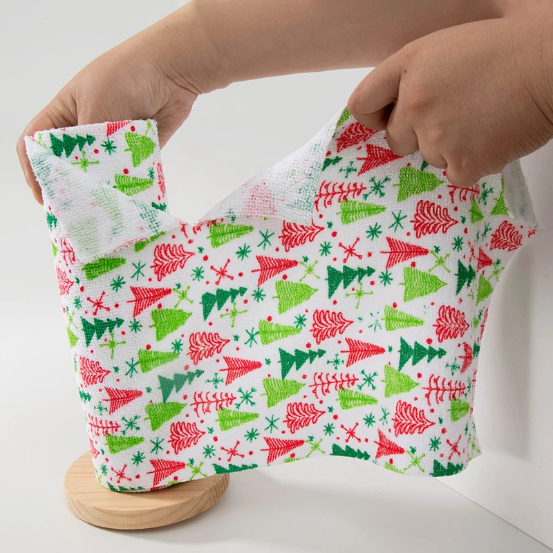 Microfiber Cleaning Cloth Towels Roll Tear Away Printing