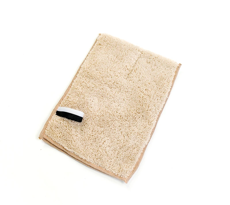 Microfiber long short pile cleaning bundle towel